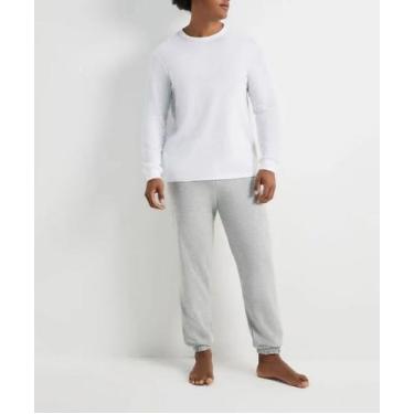 Imagem de Pijama Longo Hering 7CYV Masculino Jogger Moletinho T. P/XXG, XXG, N0a