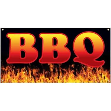 Imagem de 4LessCo Placa de poliéster para churrasco de 6 x 10 m com ilhós kb