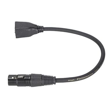 Imagem de Naroote Cabo Adaptador Xlr Fêmea para Rj45 Fêmea, Cabo Adaptador de Cobre Sem Oxigênio de Som de Alta Fidelidade para Palco e Estúdio, 1 Peça
