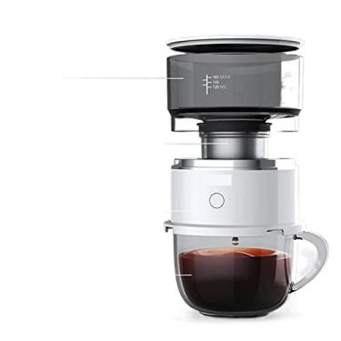 Imagem de YYBOES Cafeteira cafeteira mini máquina de café prensada à mão moedor de cafeteira automática gotejamento manual cafeteira de café cappuccino