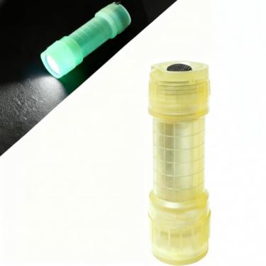 Imagem de Lanterna amarela que brilha no escuro pequena mini lanterna meias meias festa de aniversário prêmios sala de aula presentes de Natal