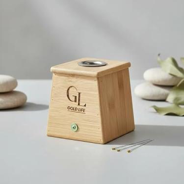 Imagem de Berço de Madeira para Moxa Bastão com 1 Furo