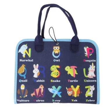 Imagem de RiToEasysports Livro de Atividades de Feltro para Crianças, Placa Sensorial Com Cenas Temáticas, Brinquedos de Habilidades Motoras Finas, Brinquedo Educacional Reutilizável para Viagem