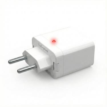 Imagem de Plug protector 2 pinos 10a branco - Qualitronix