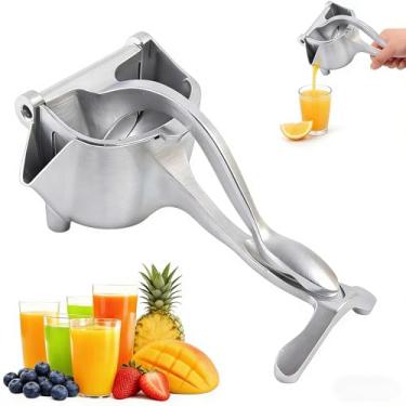 Imagem de 1 peça extrator de suco de frutas frescas 2025 atualizado, espremedor de suco de limão, prensa manual com aderência ergonômica, fácil de limpar para laranja, cítrico, romã, limão, toranja, utensílio