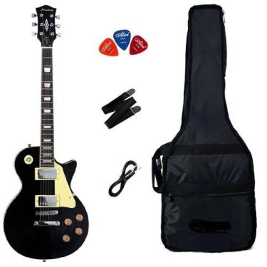 Imagem de Guitarra Les Paul Strinberg LPS230 Bk Preta + Capa Luxo + Correia + P1