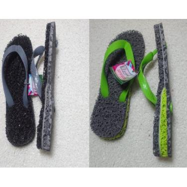 Imagem de Chinelos Apaju, 2 pares de chinelo de vinil/ emborrachado para esporão