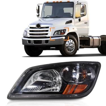 Imagem de Hpdmauto Farol adequado para 2011+ Hino 238 258 268 338 Caminhão lado esquerdo do motorista cinza alojamento farol