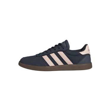 Imagem de adidas Tênis feminino Breaknet Sleek, Tinta aurora/rosa blush/branco, 39
