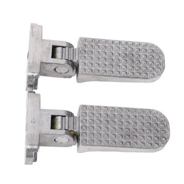 Imagem de aqxreight Apoio para Os Pés da Motocicleta Pegs de Liga de Alumínio Pedais de Apoio para Os Pés da Bicicleta Pedal Dobrável para Bicicletas Elétricas de Montanha de Estrada Maximizando a