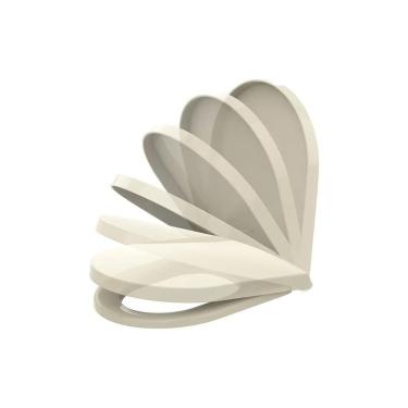 Imagem de Assento Omega Creme Termofixo Tupan Softclose Vaso Deca