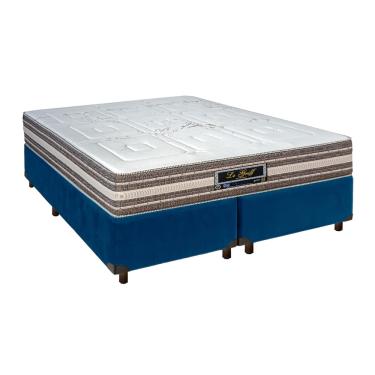 Imagem de Cama Box Bau + Colchão Casal Molas Ensacadas Legriff Sankonfort