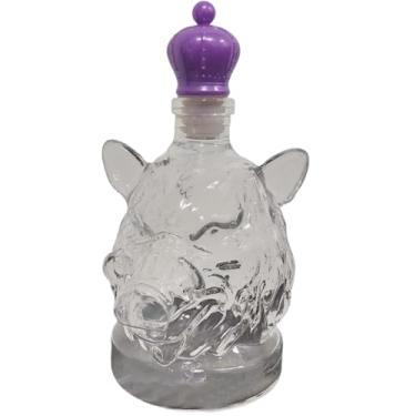 Imagem de Rrlihjgu Decanters de Vinho | Estatuia de Arte em Vidro de Javali para Whisky | Dispensador de Bebidas Decorativo para Bourbon Brandy Tequila | Para Sala Restaurante Homens Barmen