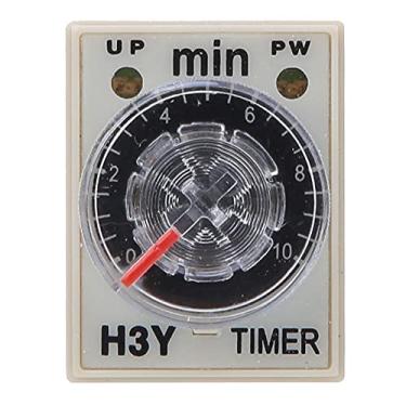 Imagem de Relé de tempo H3Y-2, 8 pinos de alta precisão, 0-10 minutos com mostrador transparente, para eletrodomésticos, suprimentos elétricos