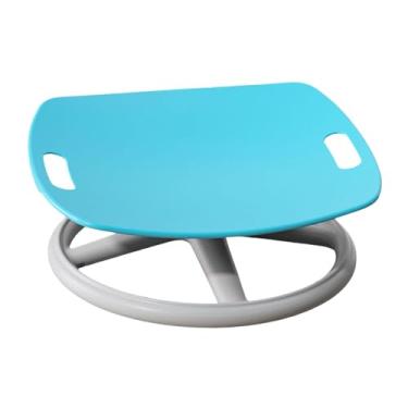Imagem de Ｂｅｓｇａ Cadeira giratória infantil para treinamento de coordenação, brinquedo sensorial com suporte de peso, assento giratório para meninos e meninas, Azul