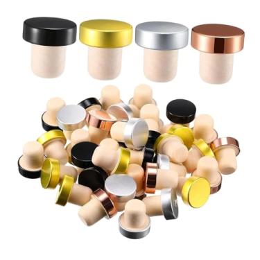 Imagem de Ｂｅｓｇａ Conjunto de 36 rolhas para garrafas de vinho, bebidas e cerveja, em formato de T, para uso doméstico e comercial. Rolhas macias reutilizáveis, Misturado
