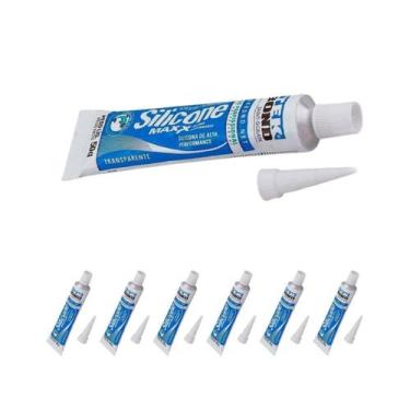 Imagem de Kit 7 Adesivo Silicone Maxx Acético P Aquário 50g Tekbond - Tek Bond