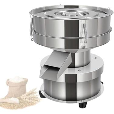 Imagem de Máquina De Peneira Vibratória Elétrica Automática, Peneira Industrial De Alimentos, Peneira De Aço Inoxidável Para Grânulos Em Pó, Grãos(1net1cover,15cm)