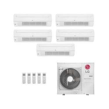 Imagem de Ar-Condicionado Multi Split Inverter LG 48.000 (5x Evap Cassete 1 Via 12.000) Quente/Frio 220V
