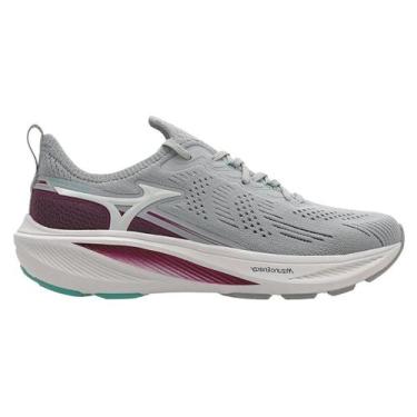 Imagem de Tênis de corrida mizuno sunrise feminino, Cinza bordo, 37