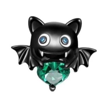 Imagem de Pingentes De Prata Esterlina 925 Com Tema De Halloween: Caveira E Teia