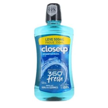 Imagem de Close Up Enxaguante Bucal Antisséptico Ice Closeup Proteção 360° Fresh Frasco Leve 500Ml Pague 350Ml