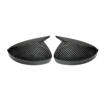 Imagem de Capa De Espelho Lateral Do Carro Padrão De Fibra De Carbono Espelho Retrovisor Capa Lateral Invertendo Tampa Do Espelho Compatível Com VW Tiguan Mk2 2017-2022(Carbon Look)