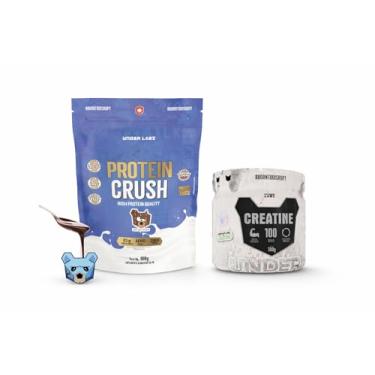 Imagem de Kit Protein Crush 900g refil + Creatina 300g pote Ganho de Massa