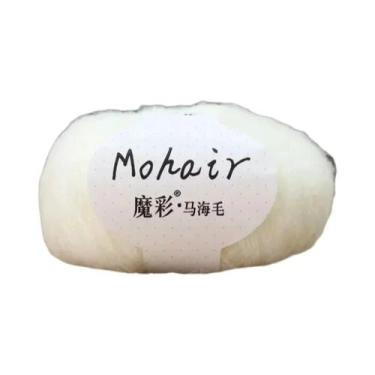 Imagem de Fio De Mohair Macio 25g 160m Para Tricô Manual E Crochê, Lã Para DIY, 