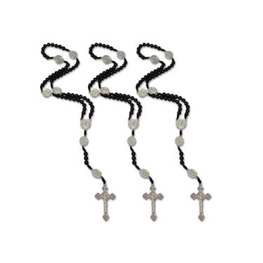 Imagem de Kit 30 Terço Medalhas De São Bento Acrílico