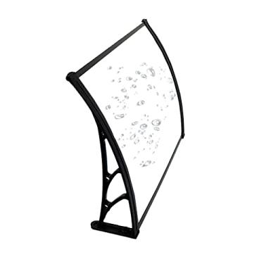 Imagem de Toldo de janela de porta exterior jardim varanda pátio dossel proteção UV contra chuva e neve, fácil de instalar (tamanho: 60 x 150 cm) (uma cor 60 x 100 cm)