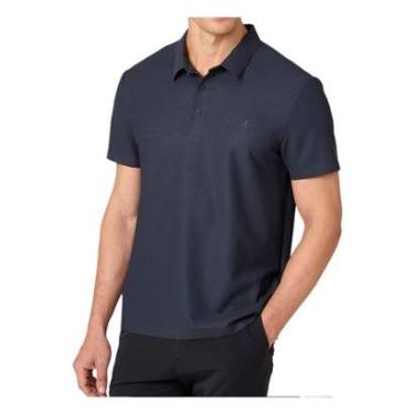 Imagem de Camisa Polo Masculina Dudalina Malha Tech Marinho - 770800-Masculino