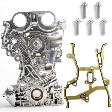 Imagem de Bomba de óleo de motor 25199424 adequada para Chevy Cruze 2011-2015, Limited 2016, Sonic 2012-2020, Trax 2013-2021, Buick Encore 2013-2021, Bomba de óleo de alto volume OEM # 55565338 2519540606 5558