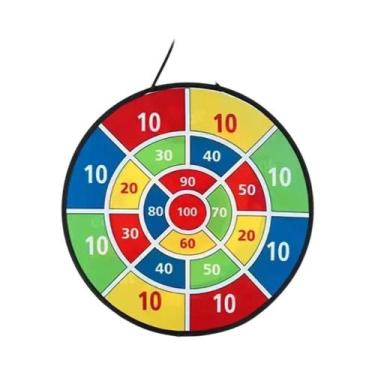 Imagem de Tabuleiro De Dardos Adesivos Grande De 74CM Para Crianças, Brinquedo E