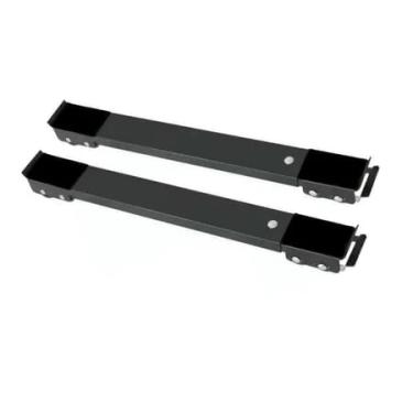 Imagem de Suporte de Base com Rodinha Geladeira Movedor Móveis Fogāo e Máquina de Lavar Lousa Base Carrinho até 200kg Rodas (Preto)