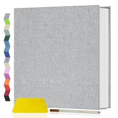 Imagem de Popotop Álbum de fotos autoadesivo álbum de recortes para fotos 10 x 15 x 17 20 x 25 cm, livro de fotos faça você mesmo como kits de suprimentos para álbuns, presentes de aniversário para mulheres