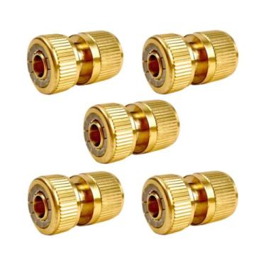 Imagem de Conectores Rápidos De Metal Para Mangueira De Jardim 1/2 Polegada, Pac