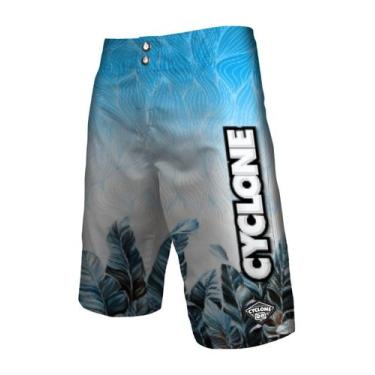 Imagem de Bermuda Cyclone Água North Balangan Inv26, Branco, Azul, 42