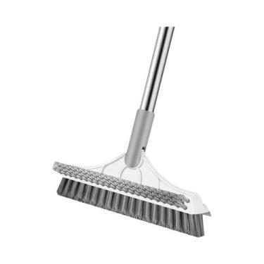 Imagem de Escova Mágica 3 Em 1 Com Cabo Longo Para Limpeza De Piso, Escova De Aç