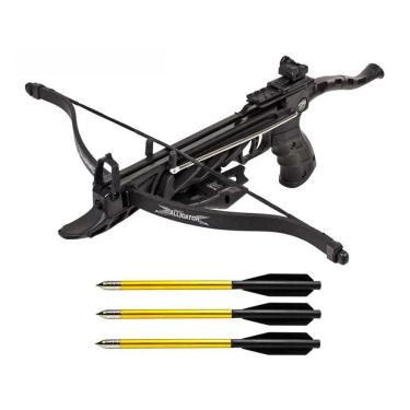 Imagem de Besta-balestra Mk-tcs1-bk Alligator 80 Libras Black Mankung