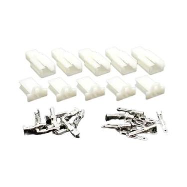 Imagem de Kit De Conectores Elétricos Automotivos De 2.8mm, 10 Conjuntos, Macho 