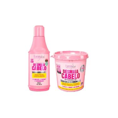 Imagem de Kit Desmaia Cabelo Shampoo 300ml+ Máscara 350ml Forever Liss