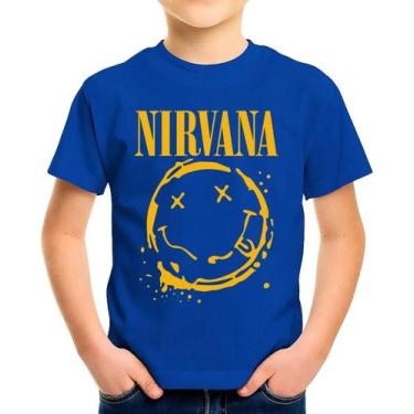 Imagem de Camiseta Camisa Infantil Juvenil Banda de Rock Nirvana MD6 - Casetal, 