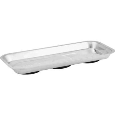 Imagem de Bandeja Magnética Retangular, Inox, 160 mm x 360 mm, Vonder