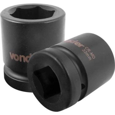 Imagem de Soquete Sextavado de Impacto, Encaixe de 1" x 33,0 mm, Vonder