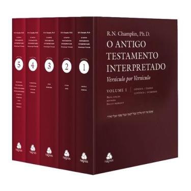 Imagem de Livro - Antigo Testamento Interpretado: 5 Volumes
