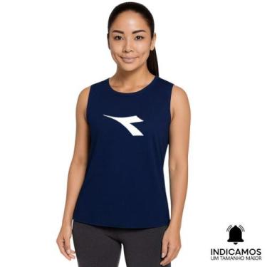 Imagem de Regata Diadora Big Logo Feminina - Marinho M, Marinho, M