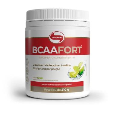 Imagem de BCAA Fort Vitafor Vegano 210g Limão-Unissex
