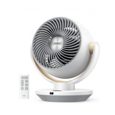 Imagem de Ventilador Circulador de Mesa Dreo Branco Puro 28 cm, 4 Velocidades, Oscilação 90°/Inclinação 120°, Alcance 18 m, Silencioso 28 dB