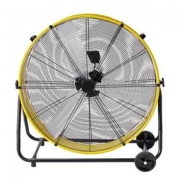Imagem de Ventilador Industrial Albott 91 cm Amarelo, Alta Velocidade, 3 Velocidades, 455W, Modelo GFJ001, 110V